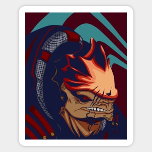 Portrait - Urdnot Wrex Sticker